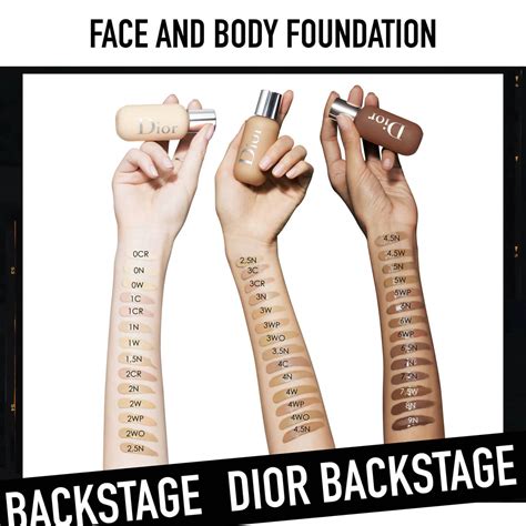 swatch dior backstage fond de teint|Dior Backstage foundation reviews.